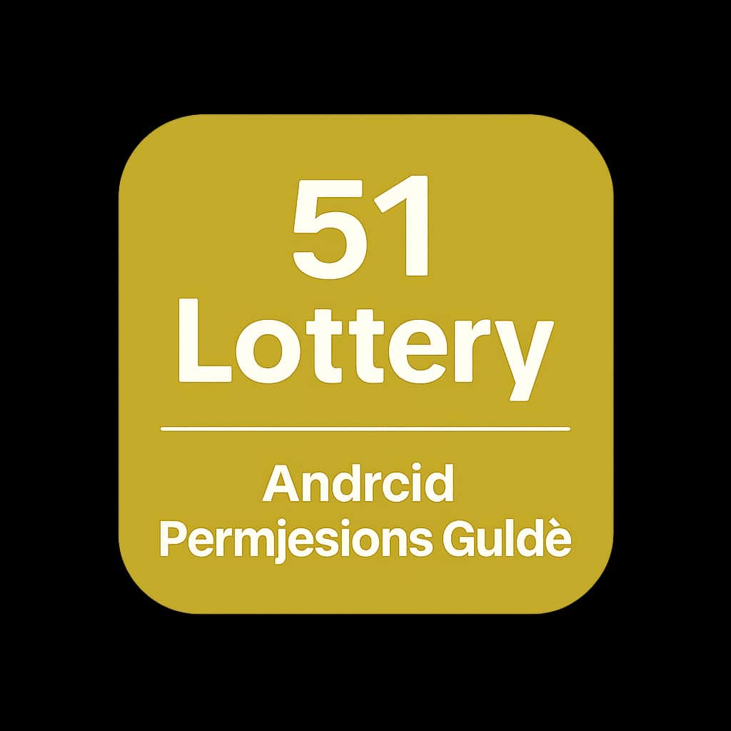 Icon representing the 51 Lottery Android Permissions Guide.