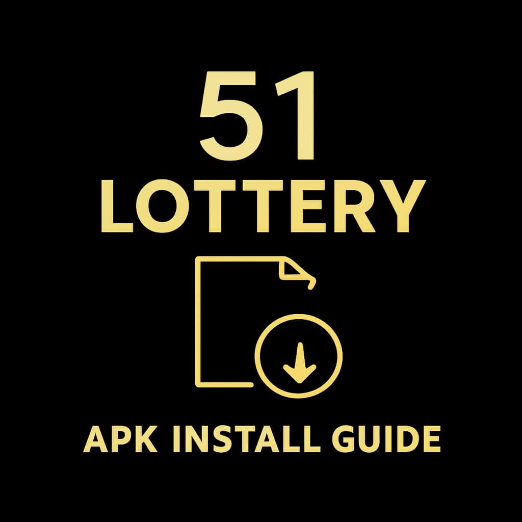 Icon representing the 51 Lottery APK Install Guide.