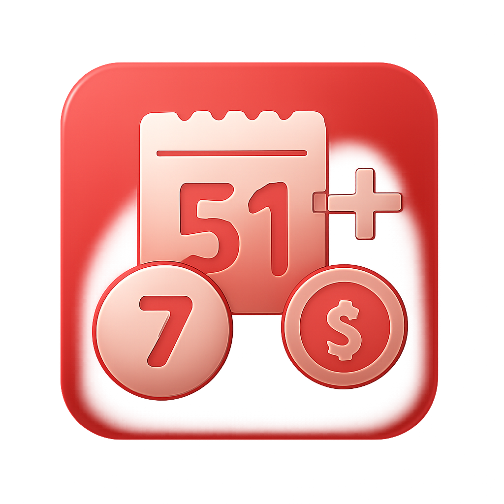 Icon representing the 51 Lottery Android Permissions Guide.
