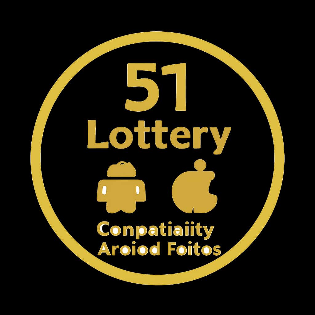 Icon representing 51 Lottery Compatibility: Android vs iOS.