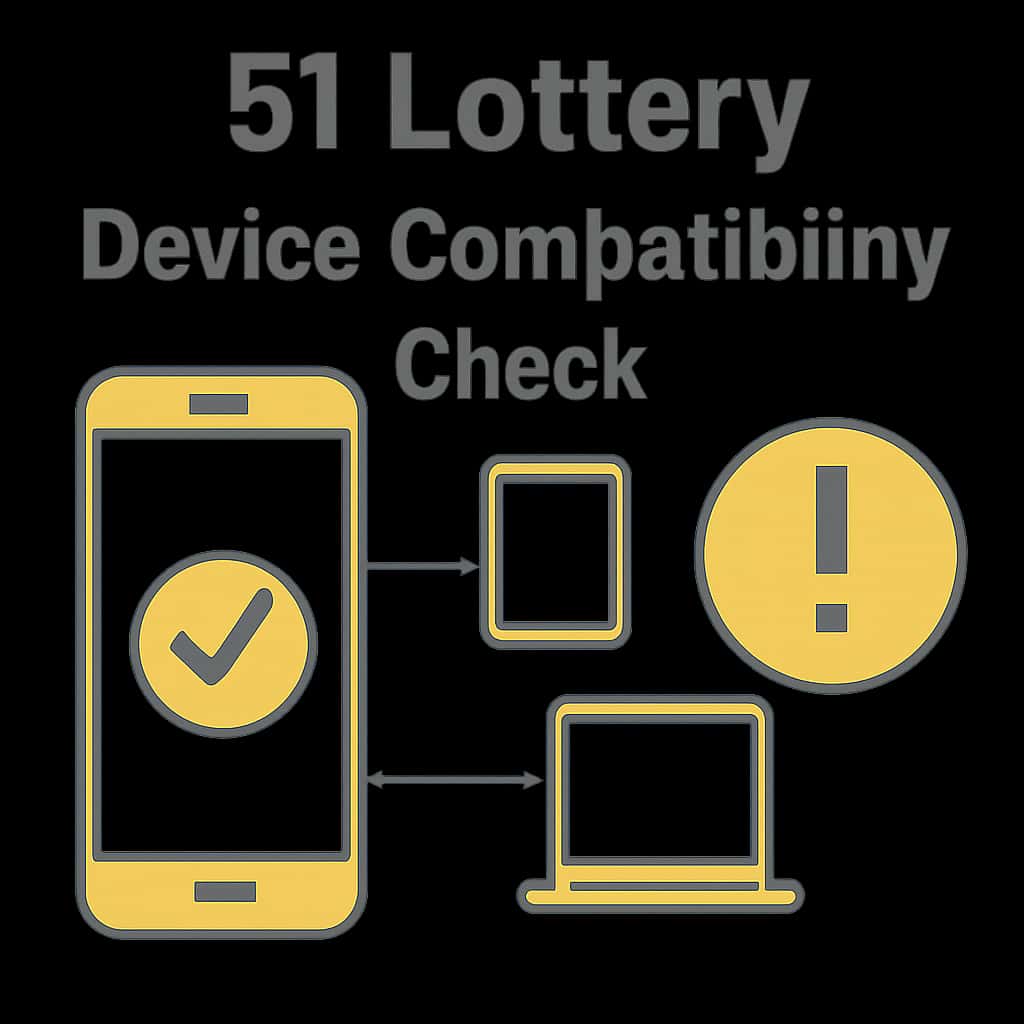 Diagram illustrating device compatibility for 51 Lottery.