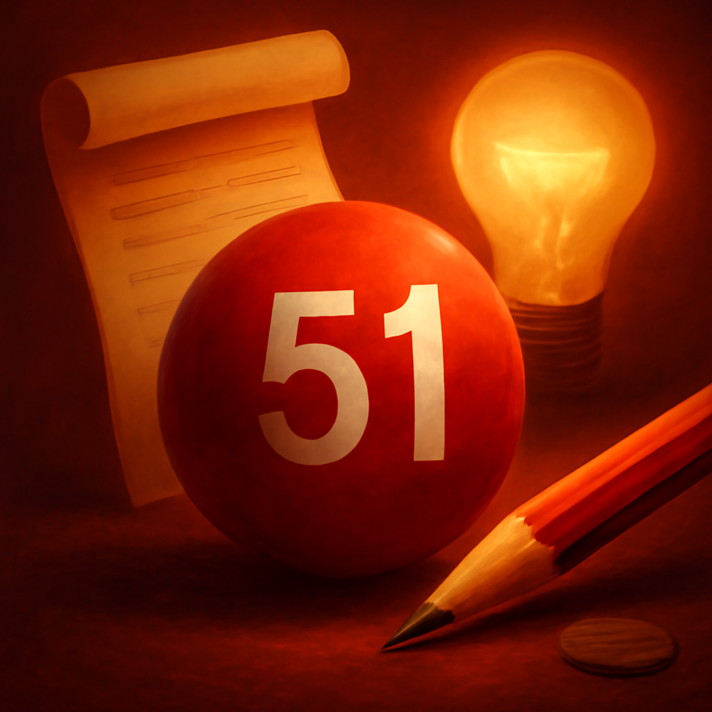 An icon representing the 51 Lottery account security guide.