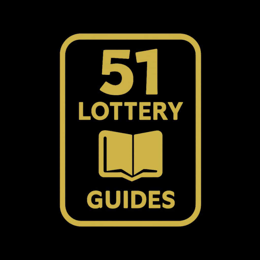 A professional badge representing 51 Lottery Guides.