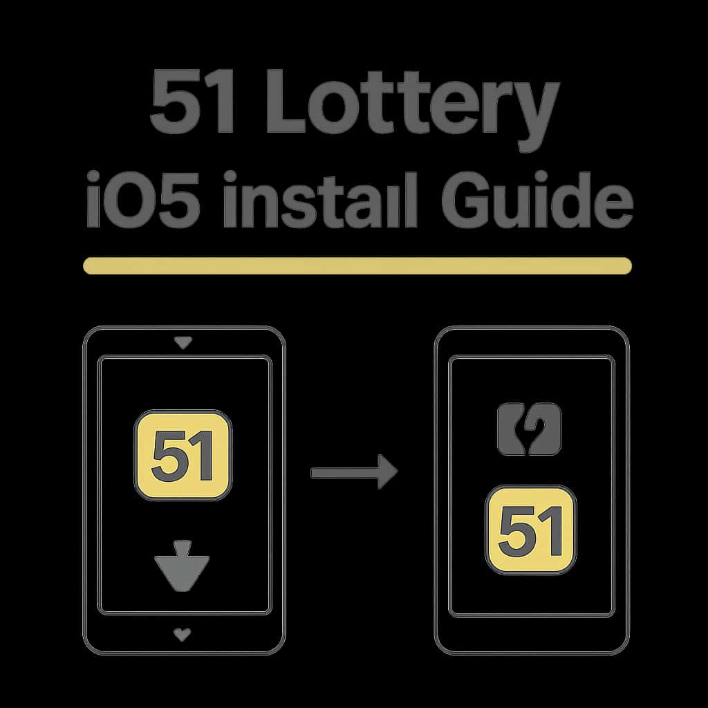 Illustration related to the 51 Lottery iOS Install Guide.