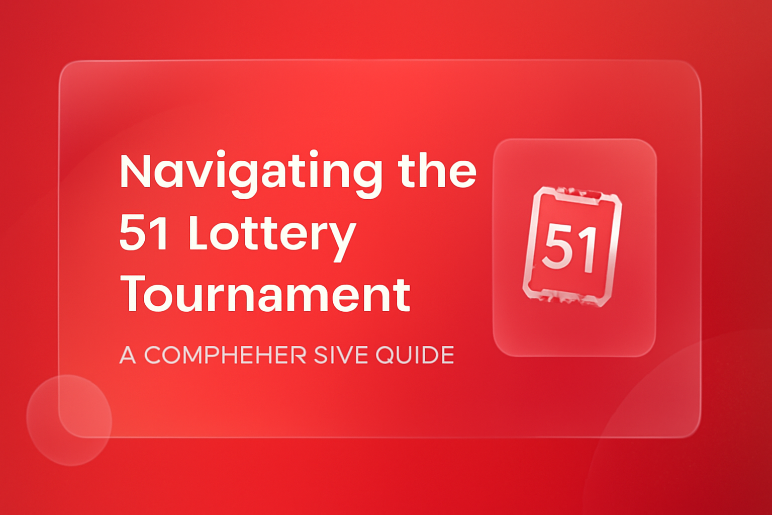 An informative graphic about the 51 Lottery Update Process featuring the necessary text.