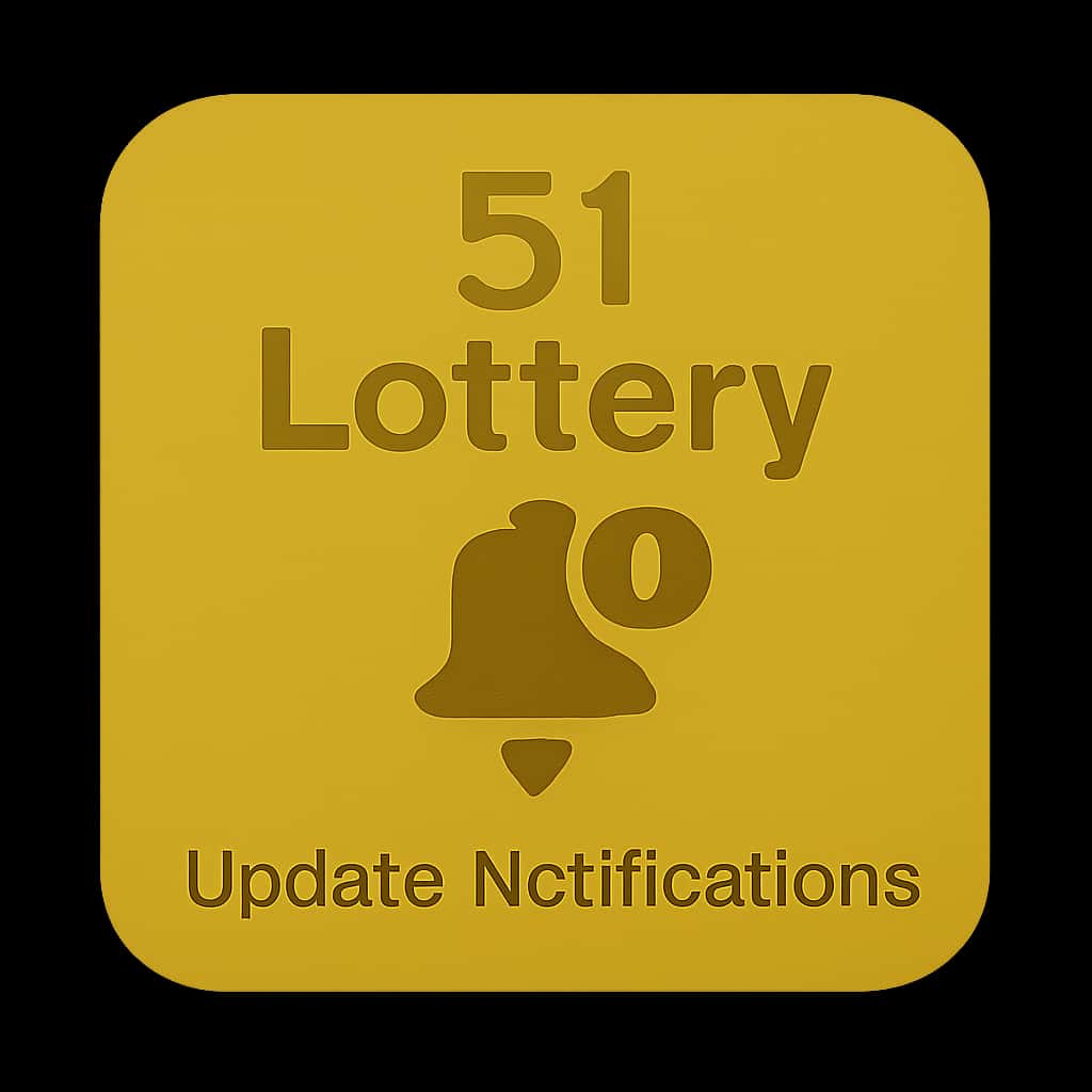 Icon representing 51 Lottery Update Notifications.
