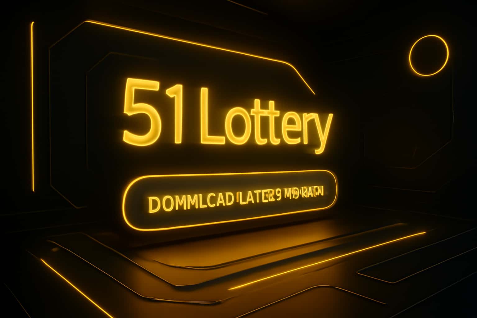 Futuristic lottery interface design