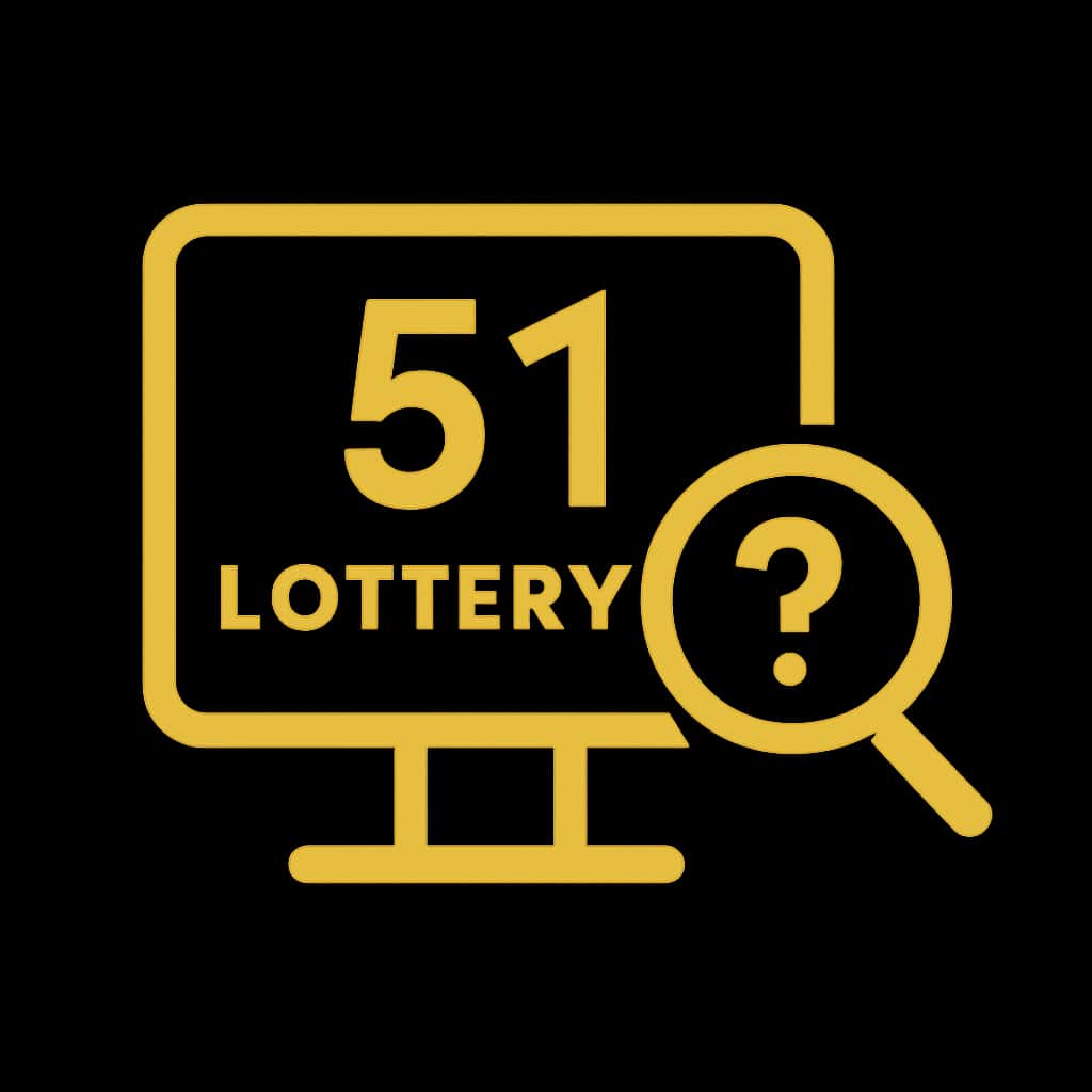 An icon representing help with issues related to the 51 Lottery app.